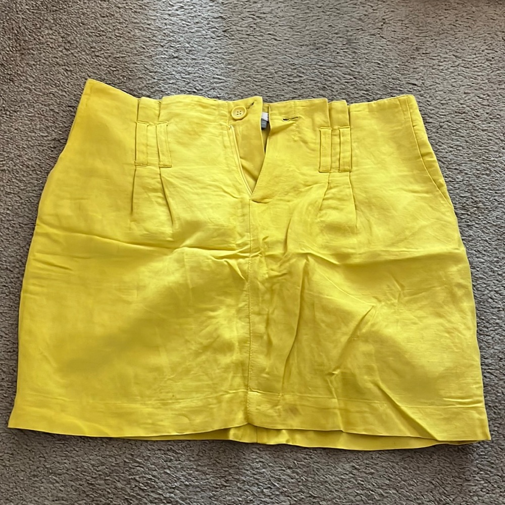 Love 21 yellow skirt